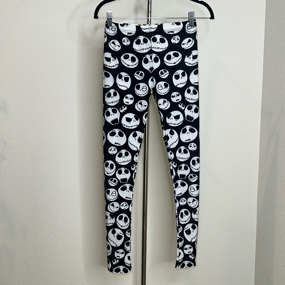 Nightmare Before Christmas Jack Skellington Lycra Leggings - Picture 1 of 4